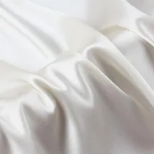 Howmay шелковая атласная ткань 12 момме 90 см 140 см чистый Шармез натуральный белый для шитья ручной работы шарф шаль или платье