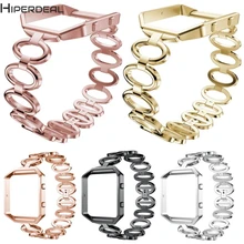 HIPERDEAL браслет из нержавеющей стали смарт часы ремешок+ чехол для Fitbit Blaze 17Dec20 дропшиппинг F