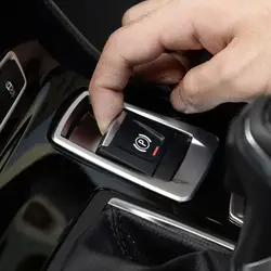 Для BMW 218i Gran Tourer f46 ABS Chrome электронного стояночного тормоза кнопки крышка отделка 1 шт. автомобиля Интимные аксессуары 2015-2017