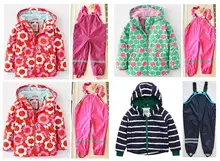 Four seasons of paragraph child windproof rainproof high quality children’s clothing child set outdoor waterproof jacket skiing