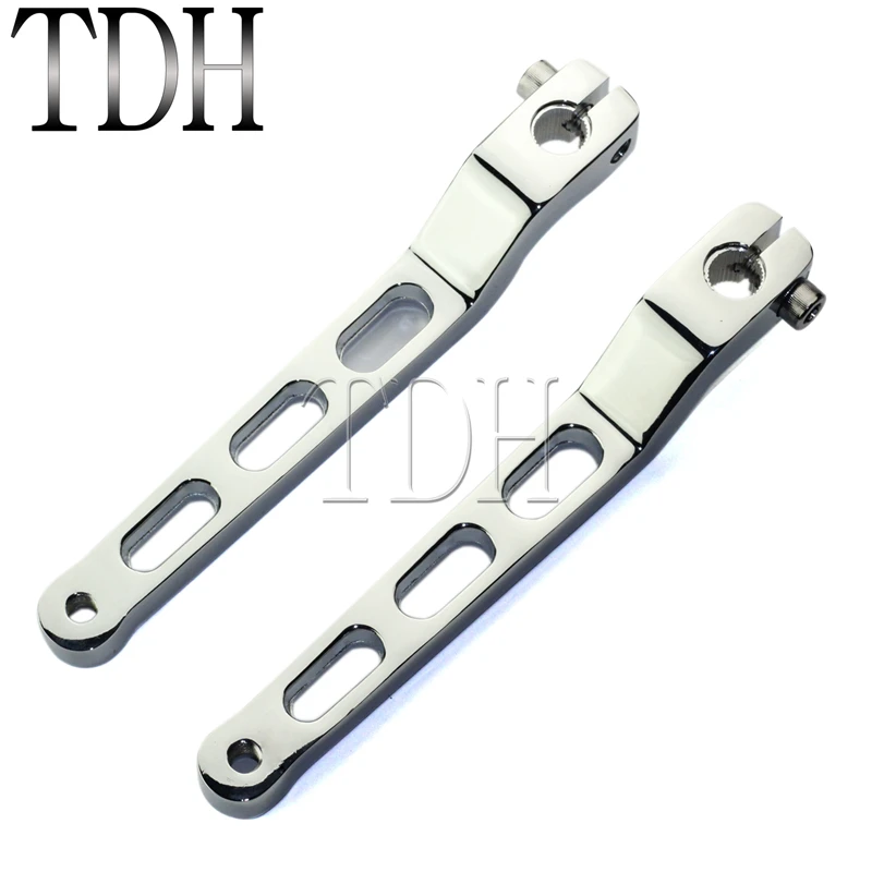 Черный/хромированный рычаг переключения для носка мотоцикла пятки Harley FLST FLT FLHT