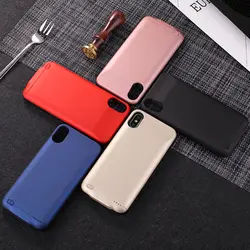 Зарядное устройство чехол для iPhone 6 6s 7 8 Plus 3000 mAh/4000 mAh/5000 mAh Powerbank чехол для iPhone X XR Xs чехол-аккумулятор