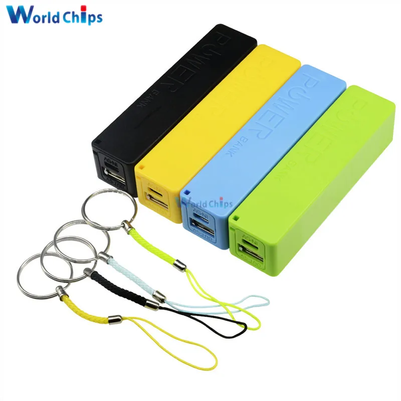 

USB Power Bank Case Kit 18650 Battery Charger DIY Box Shell Kit Blue Green Yellow Black DIY Kit