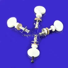 B39Hot продаем 1 комплект Белый Гавайская гитара строки колки PIN-код машины тюнеры трения Укулеле 