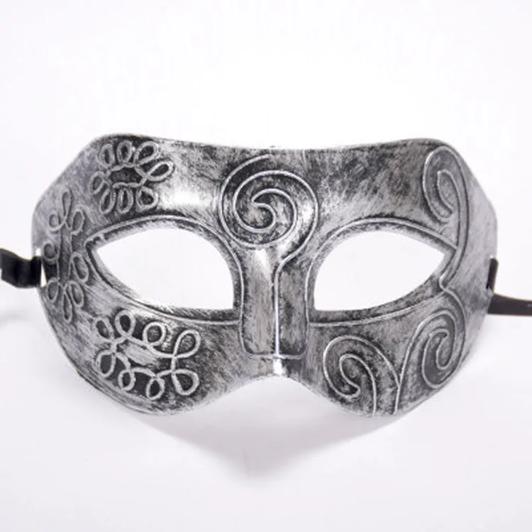 

Bronze style Men Party Mask Halloween Spree Cosplay Masquerade Dance Bar Carnival Venetian Half Face Mask Performance Eye Mask