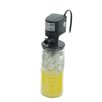 

3 in 1 Submersible Pump Filter Internal Air Driven Bio Filter for Fry Shrimp Nano Fish Tank Aquarium with EU Plug (1280F)