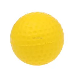 Желтой пены мяч для гольфа Гольф Обучение мягкие пенные шарики мяч Практика