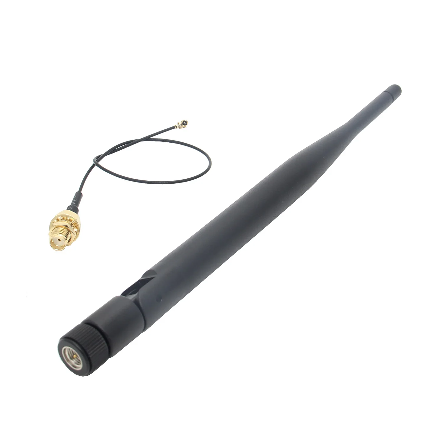 

2.4G 5G Columnar Glue stick Antenna Connector with SMA to Ipex Cable for NVIDIA Jetson Nano Developer Kit