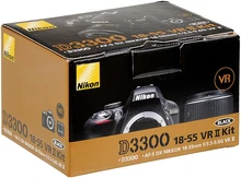 Nikon D3300 DSLR 24.2 MP HD 1080p Digital SLR Camera Body + AF-S 18-55mm VR II Lens – BLACK