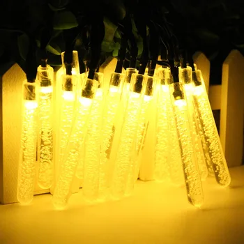 

Bubbles Stick Lamp 20 LEDs Solar String Lights Lawn Garden Wedding Christmas Party Decorations DAG-ship