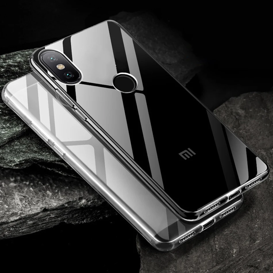 Прозрачный силиконовый чехол для Xiaomi Mi 8 SE Xaomi A2 A1 M8 Xiomi lite гелевый Чехол из ТПУ