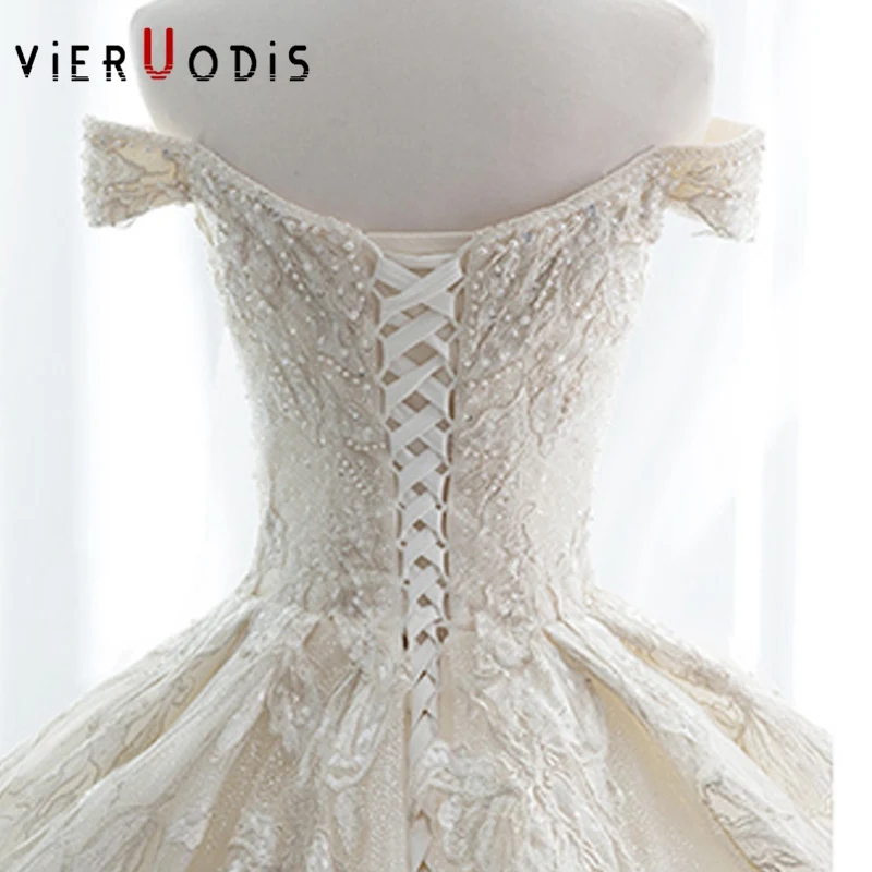 Vestidos De Novia 2019 шапка класса люкс с рукавами бальное платье Vestido Noiva Princesa кружевная