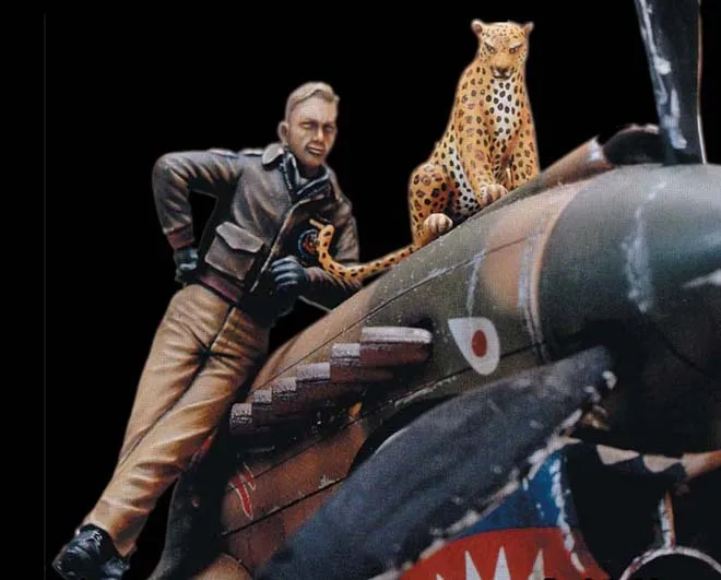 

LF 0031 1/35 World War II American Flying Tigers Pilots Leopard