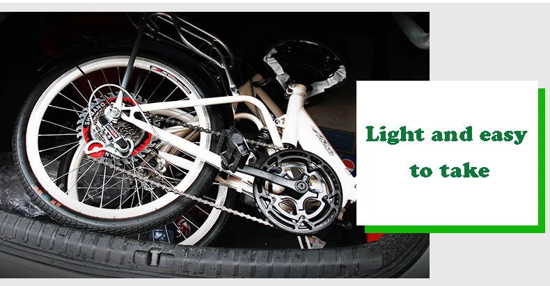 Top 20-inch Variable Speed Folding Shock Absorbing Adult Male and Female Students Extreme Edition Bike 0