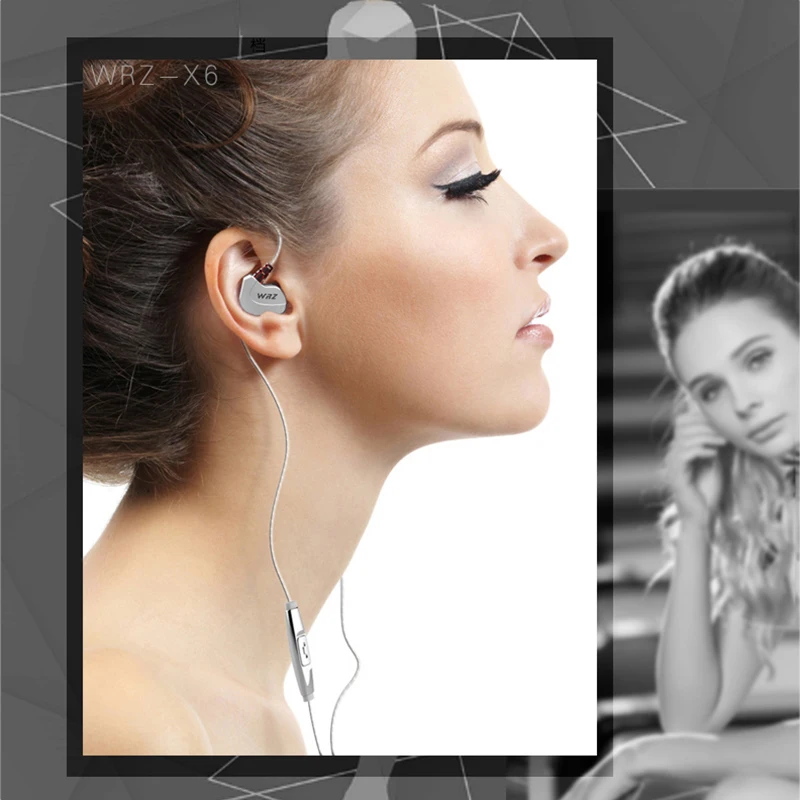 Наушники вкладыши Hi Fi для телефона 3 5 мм стерео наушники проводная Спортивная