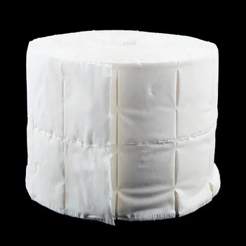 

1 Roll 500pcs Lint-free Wipes Nail Polish Acrylic Gel Remover Towel Paper Cotton Pads Roll Salon Nail Art Cleaner Tools