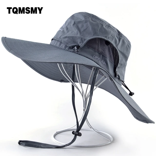 Sombreros de sol Unisex para mujer, gorra de pescador de ala ancha, senderismo, camping, sombrero de al aire libre, gorras de cubo Anti-UV _ - AliExpress Mobile