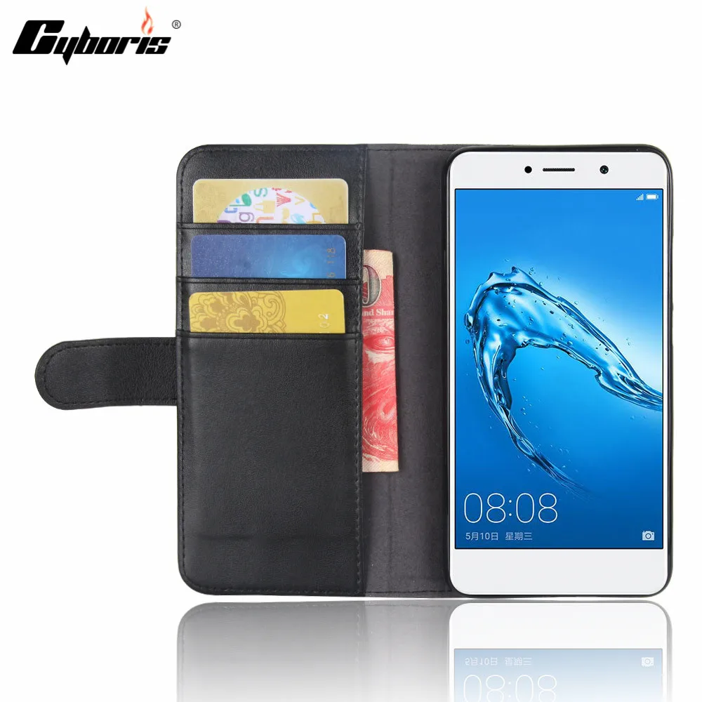 CYBORIS для huawei Y7 Prime чехол из натуральной кожи чехол для huawei Enjoy 7 Plus откидная крышка для huawei Enjoy 7 Plus Y7 Prime чехол