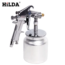 Профессиональный 400 мл пневматический распылитель пистолет мини аэрограф распылитель сплав живопись распылитель инструменты с бункером для покраски автомобилей