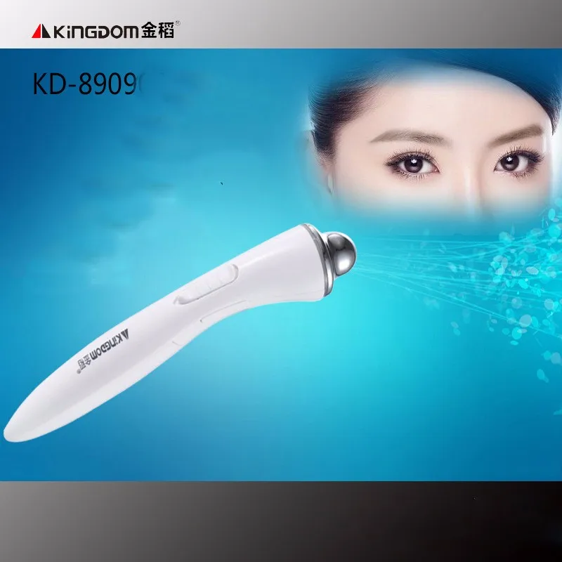 NEW Arriavl KD8909 Eye Massage Stick Eyes Wrinkle Removing Pen Black Eye Massage Instrument Vibration Beauty Pen-2