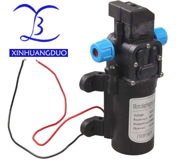 

DC 12V 60W High Pressure Micro Diaphragm Water Pump Automatic Switch 5L/min
