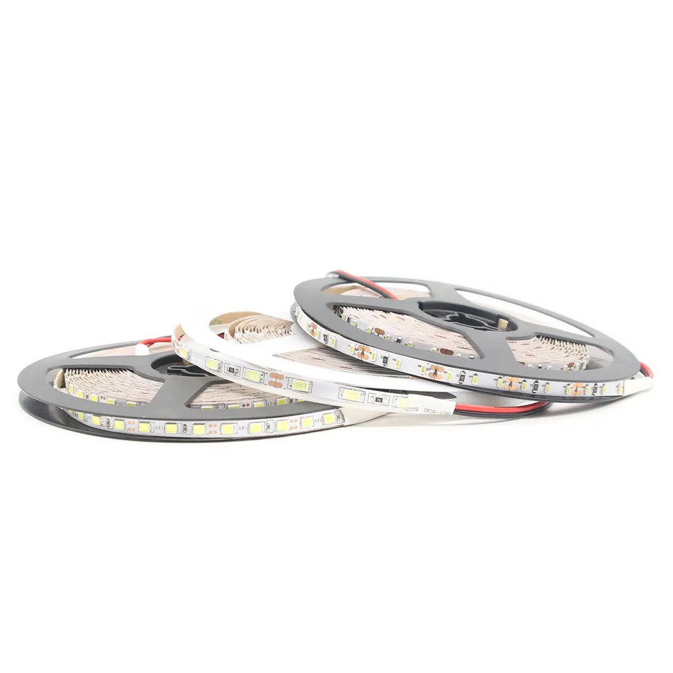 DC 12 V Светодиодная лента 5 м 300 светодиодный 600 SMD 2835 3014 5630 не Водонепроницаемый мм
