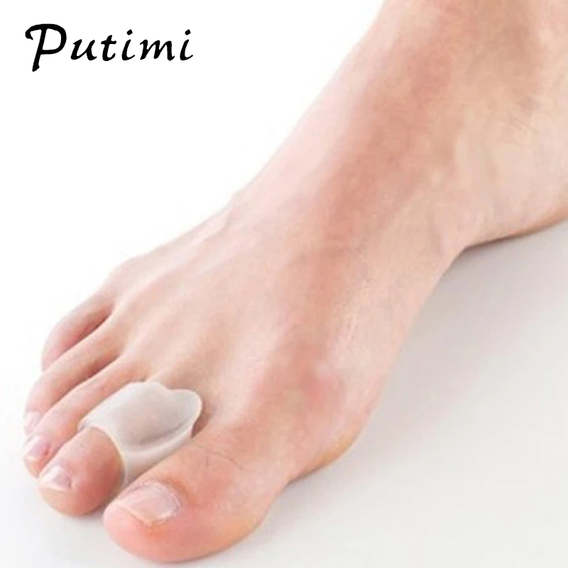 

Putimi Silicone Foot Care Tool for a Pedicure Toe Separator Orthopedics Hallux Valgus Corrector for Legs Toe Straighteners