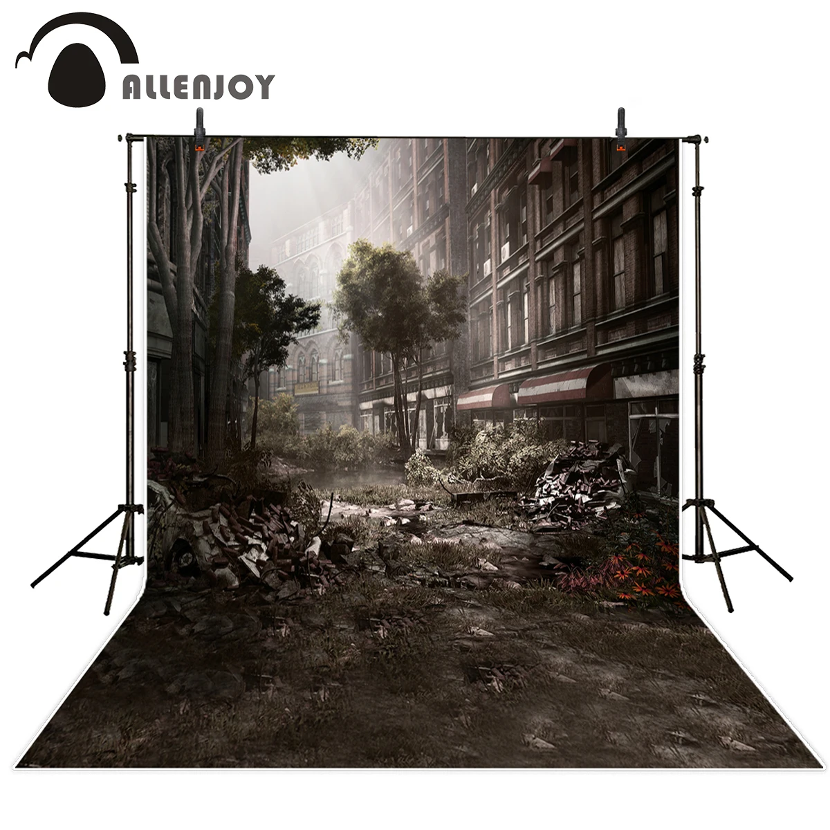 

Allenjoy backdrop for photo studio city street tree dark fantasy background original design props custom