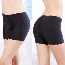 Новые модные летние женские защитные Шорты однотонные бесследные элегантные полозоченные броши для девушек повседневные бесшовные Легинсы Боксеры Шорты FDM