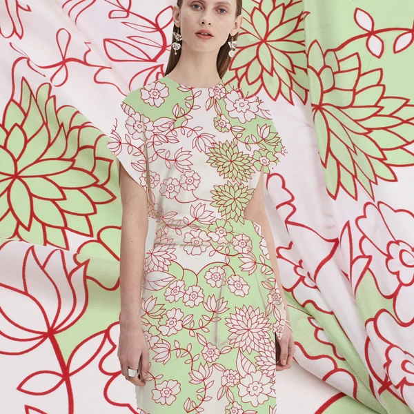 

112cm new silk crepe de chine fabric fashion 12mm crepe silk fabric dress Chinese fabric wholesale silk fabric