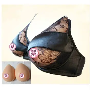 

D C Cup Artificial Silicone Fake Breast Form Crossdress Silicone Breast Forms for Cosplay Transvestism Dressed As Woman with Bra