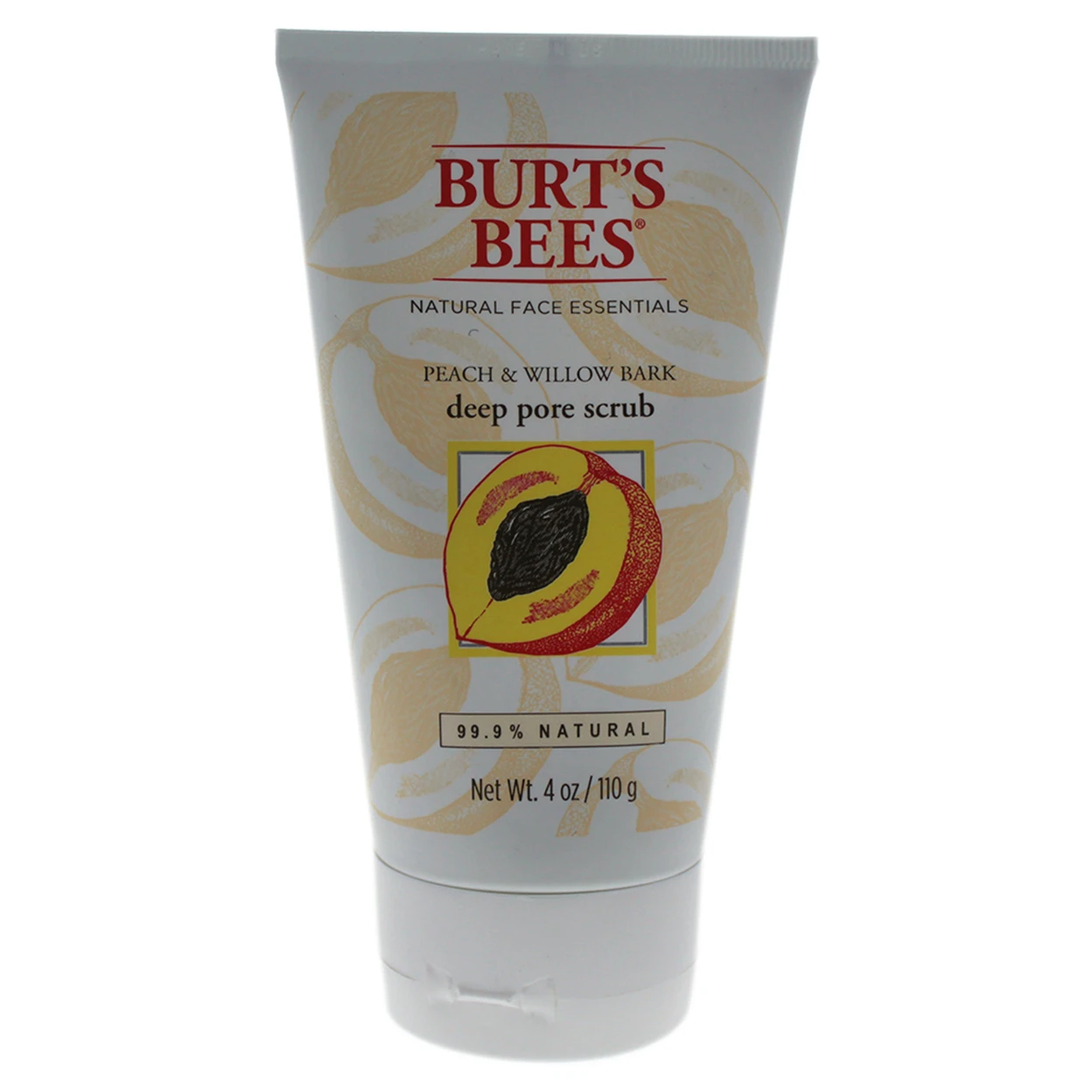 Peach & Willow Bark Deep Pore Scrub by Burt's Bees for Women - 4 oz Scrub