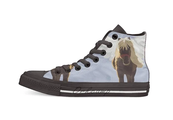 

Fly High Li'l Sebastian Design breathable Casual High Top lace-up Canvas shoes sneakers