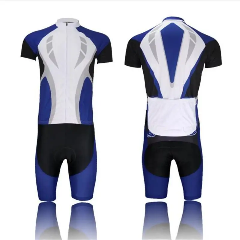 Speed Blue Short sleeved Riding Clothes Suits Men Jersey Suits Bike Speed Drying Wicking
