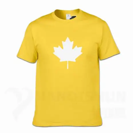 Канада или Торонто кленовый лист с принтом Мужская футболка модные летние футболки мужские хлопковые с коротким рукавом Футболка уличная футболка