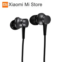 Xiaomi Piston наушники-вкладыши свежая версия пять цветов с микрофоном воспроизведение пауза управление для мобильного телефона MP4 MP3 PC