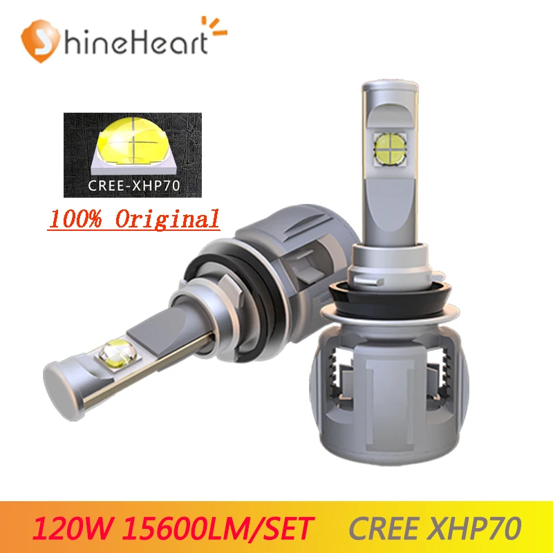 Super brigh Новое поступление 120W 15600LM X70 P70 C REE XHP70 6000k светодиодный чип H7 H4 H8 H11