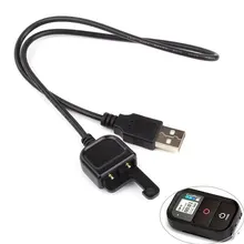 Gopro Wifi Пульт дистанционного управления USB Кабель зарядного устройства для Gopro Hero 5 4 3+ 3(пульт дистанционного управления не включает