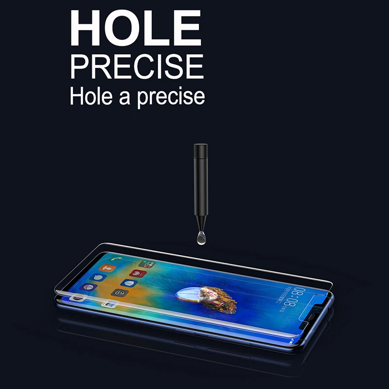 UV Glue Screen Protector For Huawei P30 Pro P20 ProTempered Glass Full Cover Protector Film For Huawei Mate 20 Pro P20 P30 Lite