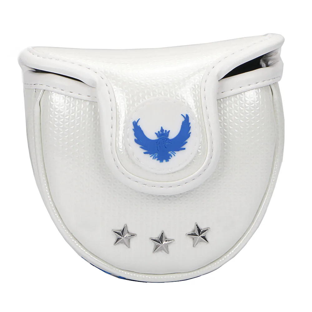 جولف ماليت غطاء رأس مضرب غطاء مع المغناطيسي إغلاق الجمجمة نمط الغولف غطاء الرأس 2019 جديد شحن مجاني