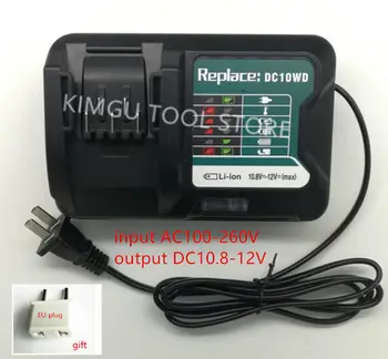 

AC100-260V Charger Replace for MAKITA 10.8V 12V DC10WD BL1015 BL1016 BL1021B BL1041B FD05 DT03 RJ03Z SH02Z PH04Z DC10SB Charger