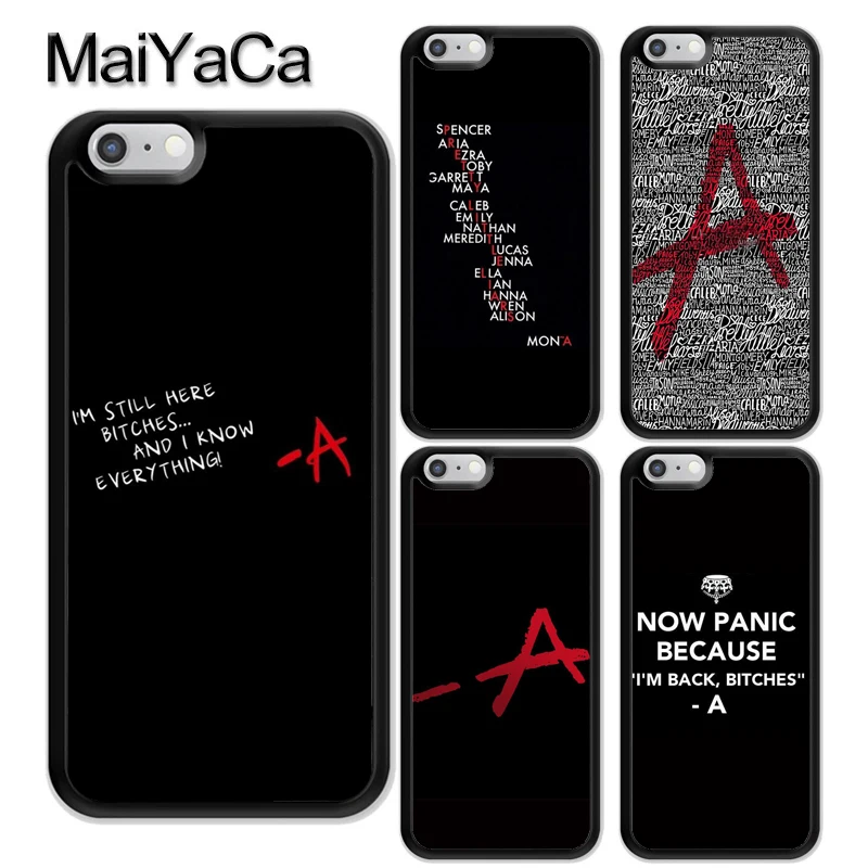 

MaiYaCa PRETTY LITTLE LIARS PLL TV Series Soft Rubber Phone Cases For iPhone 6 6S Plus 7 8 Plus XS MAX X XR 5 5S SE Cover Shell