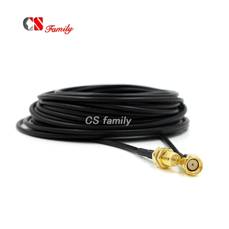 Удлинительный кабель с разъемом папа на гнездо RP SMA 5 м|rp-sma cable|rp-sma extension cablecable rp-sma |