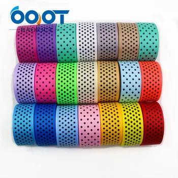 

I-19228-495 black Polka Dots printed Grosgrain ribbon 1'' 25mm 10yards free shipping DIY handmade headdress bow gift wrap