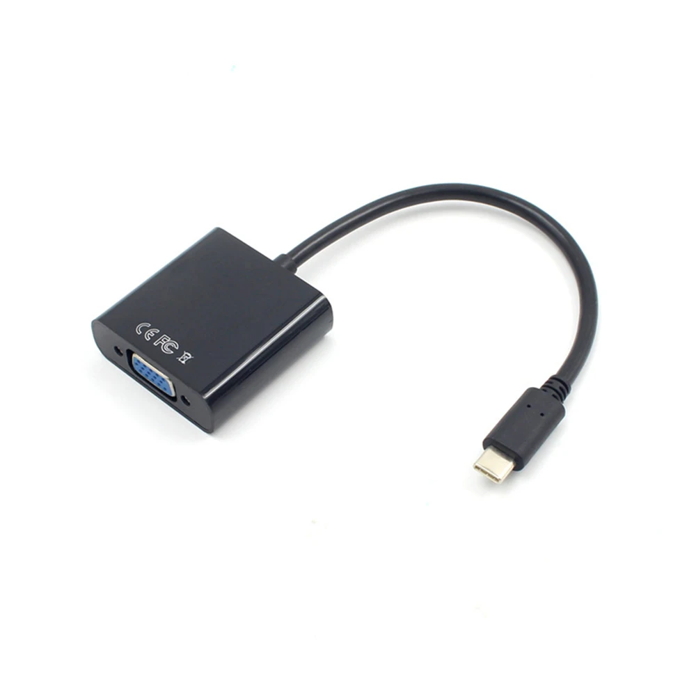 Тип C к VGGA/HDMI адаптер HD 1080P конвертер Кабель USB-C VGA HDMI кабель USB 3,1 провод HDTV для Macbook Google Chromebook Pixel