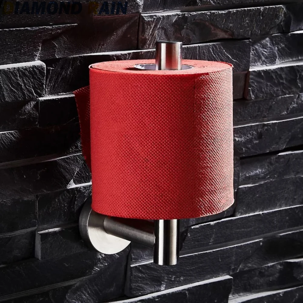 Brushed Nickel Toilet Paper Holder Stainless Steel Contemporary