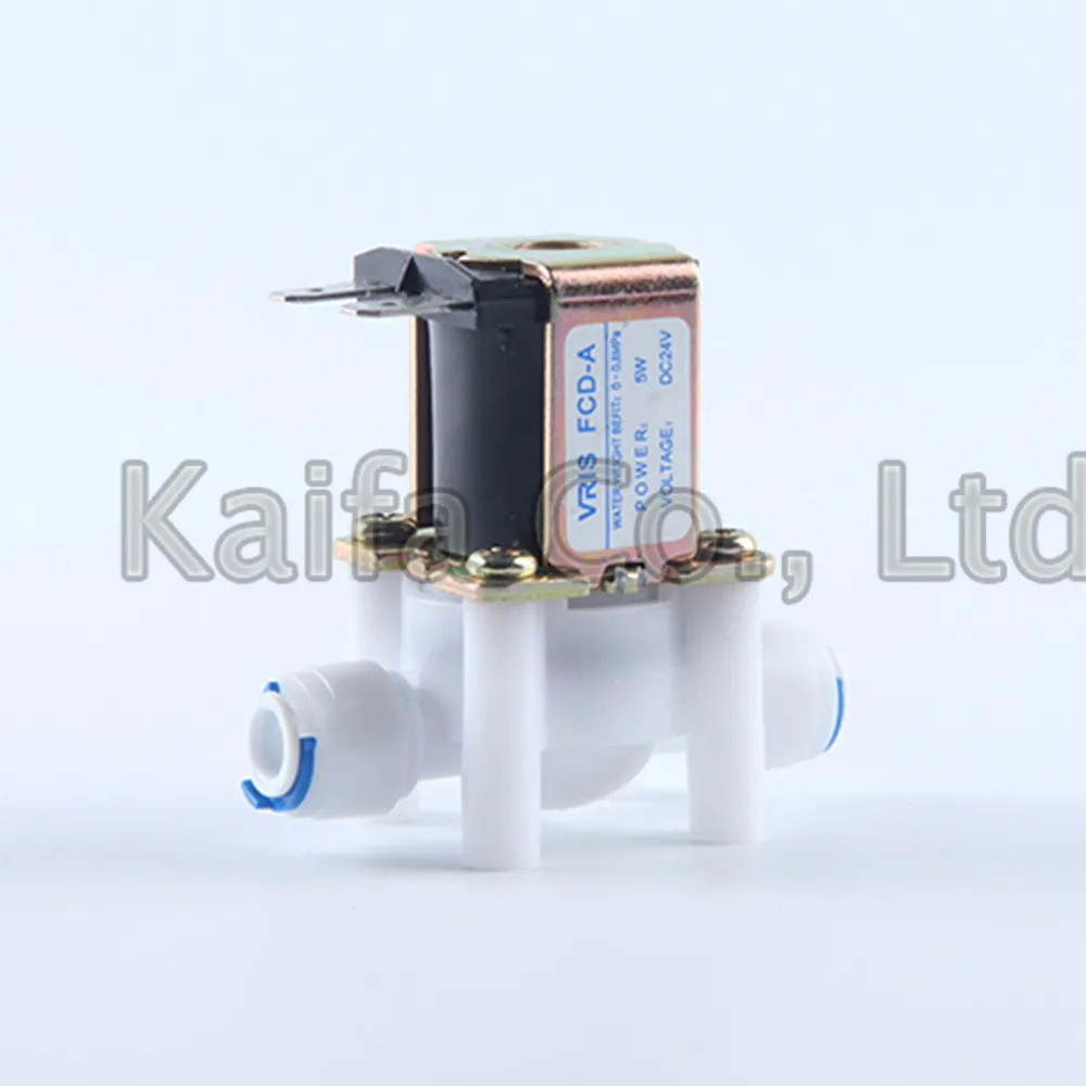 

1pc Electric Solenoid Valve Magnetic DC 24V 5W Water Air Inlet Flow Switch 1/4 " quick access general access