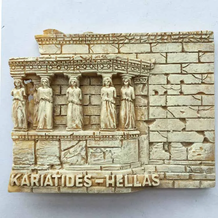 

New Temple Acropolis Athens Greece 3D Fridge Magnets Travel Souvenirs Refrigerator Magnetic Stickers Home Decoration Accessories