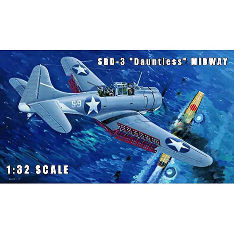 1/32 Трубач 02244 SBD-" Dauntless" MIDWAY модель хобби