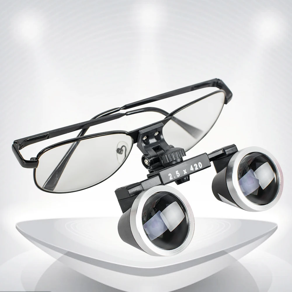 2018 New Style High-end Luxury New Dentist Black Dental Surgical Medical Binocular Loupes 2.5X 420mm Optical Glass Loupe 2018 New Style High-end Luxury New Dentist Black Dental Surgical Medical Binocular Loupes 2.5X 420mm Optical Glass Loupe